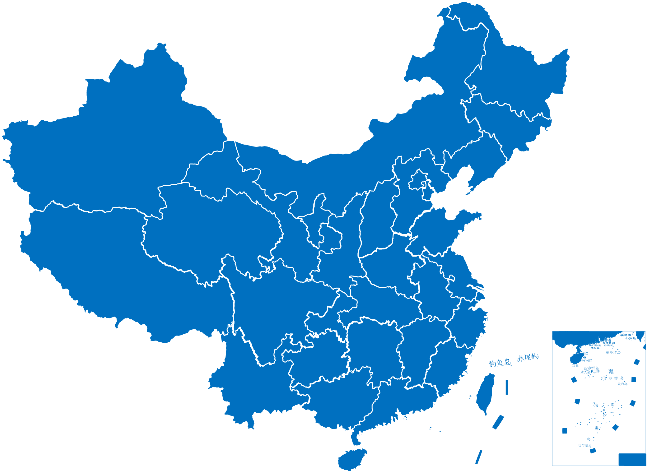 中国地图